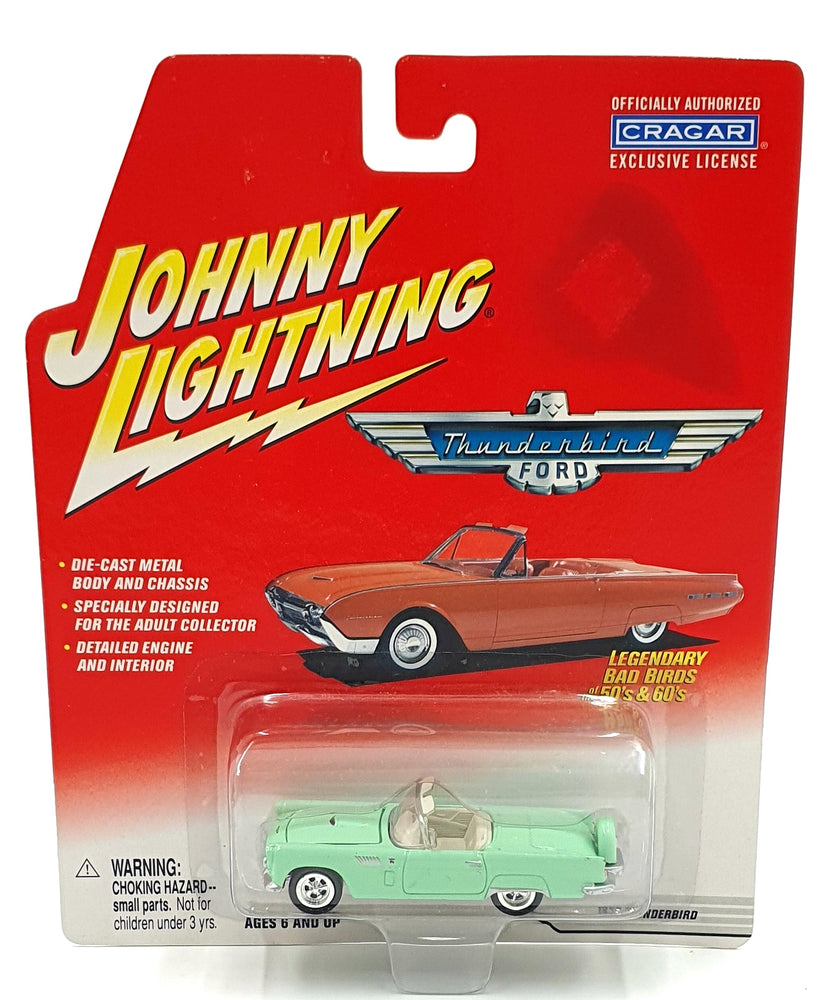 Johnny Lightning 1/64 Scale 455-03 - 1956 Ford Thunderbird - Mint Green