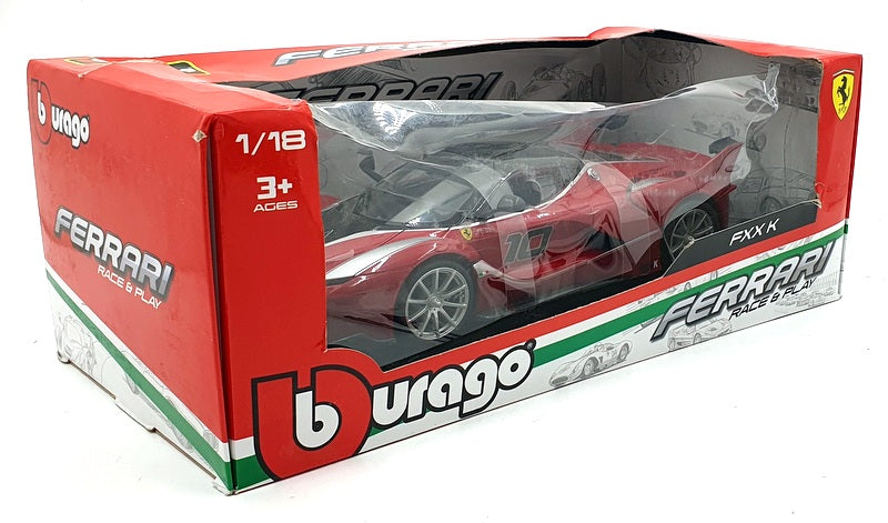 Burago 1/18 Scale Diecast 18-16010 - Ferrari FXX K #10 - Red