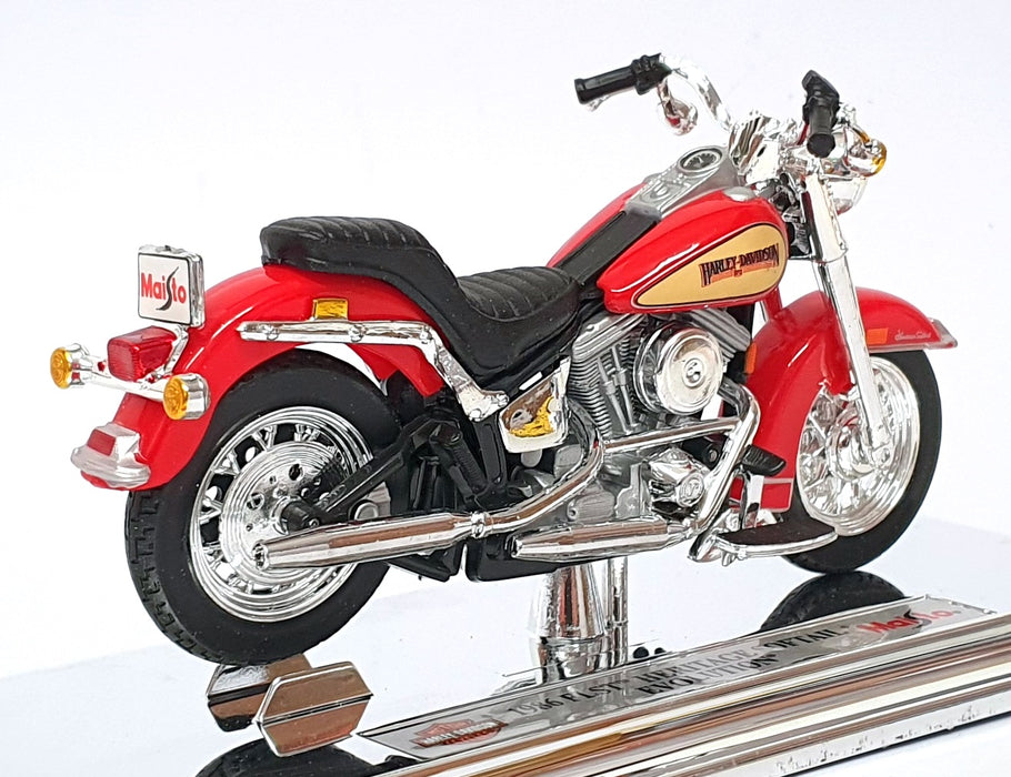 Maisto 1/18 Scale 39390 - 1986 Harley Davidson FLST Heritage Softail Evo - Red