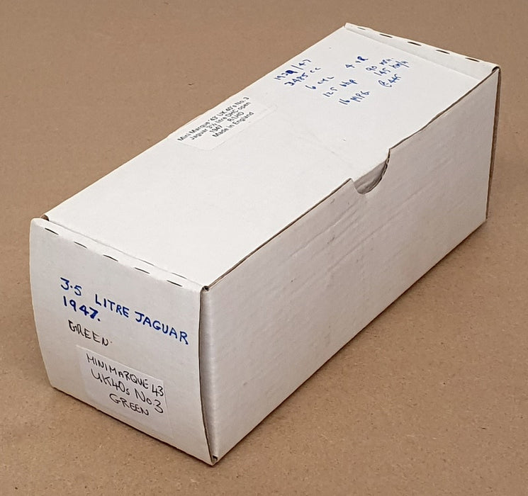 Minimarque 43 1/43 Scale UK40s No. 3 - 1947 Jaguar 3.5L RHD - Green