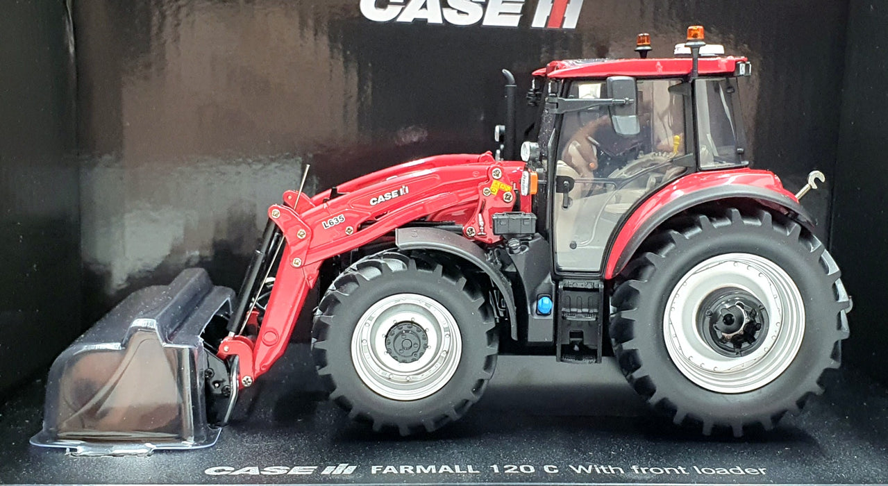 Universal Hobbies 1/32 Scale Diecast UH6822 Case IH Farmall 120 C w Front Loader