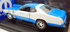 Ertl 1/18 Scale Diecast 29328P - 1972 Plymouth Duster Roy Hill - White/Blue