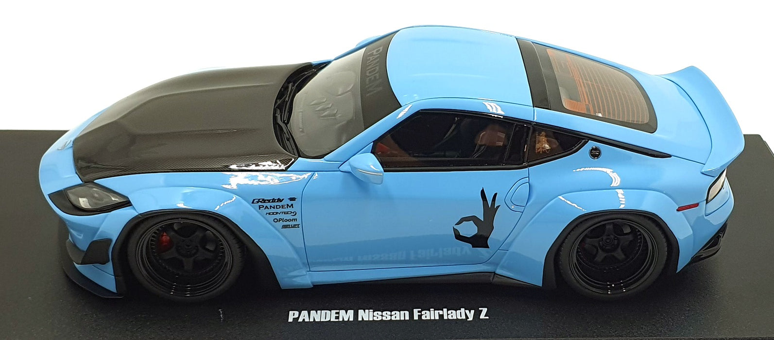 GT Spirit 1/18 Scale Resin GT943 - PANDEM Nissan Fairlady Z - Lt Blue