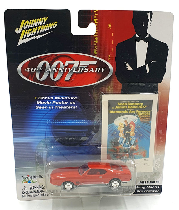 Johnny Lightning 1/64 Scale 261-04 Ford Mustang Mach 1 007 Diamonds are Forever