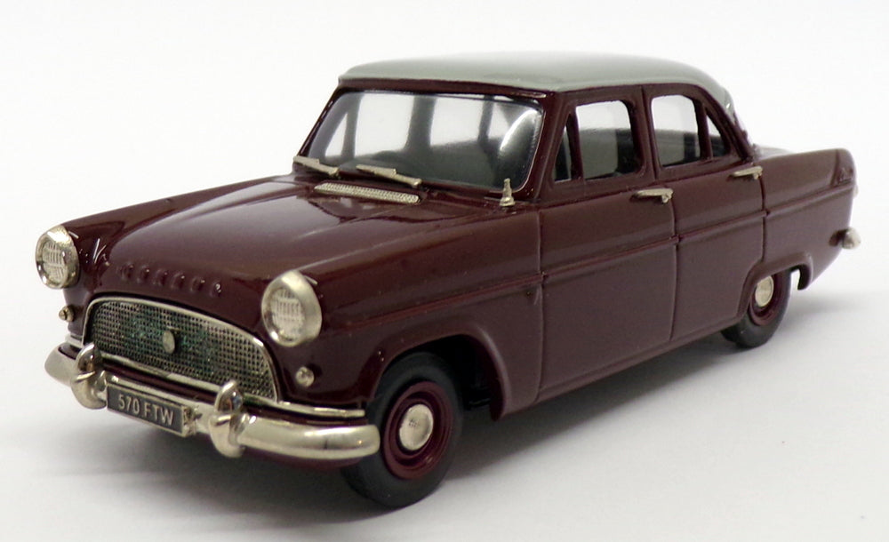 Lansdowne 1/43 Scale LDM57 - 1960 Ford Consul Mk2 - Imperial Maroon/Smoke Grey