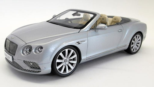 Paragon 1/18 Scale PA-98231 Bentley Continental GT Convertible 2016 Frost Silver