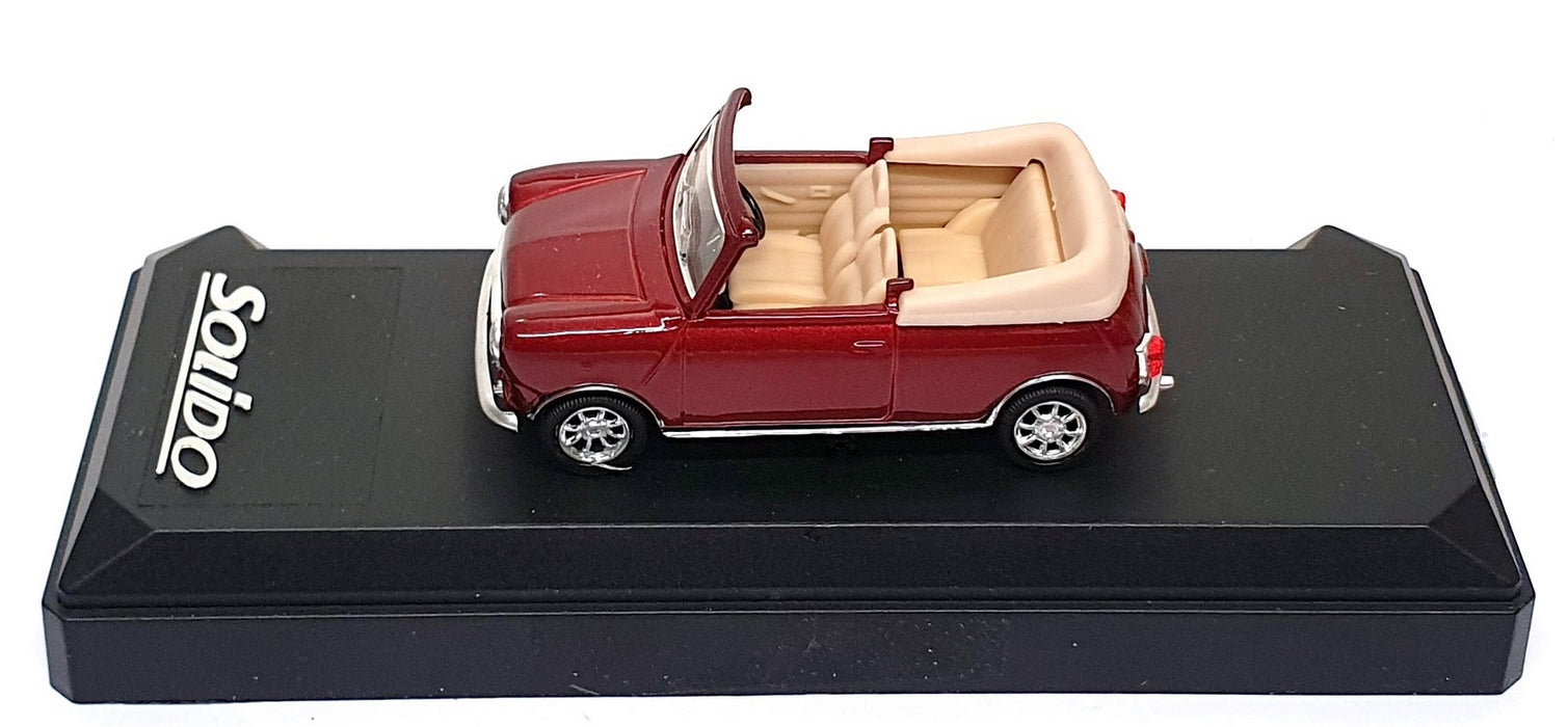 Solido 1/43 Scale Diecast 1537 - 1995 Mini Cabriolet - Met. Dk. Red