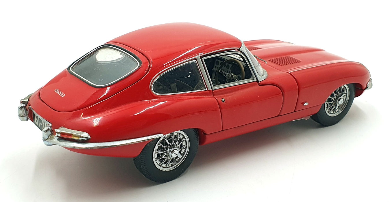 Franklin Mint 1/24 Scale Diecast 7125F - 1961 Jaguar E-Type Coupe - Red
