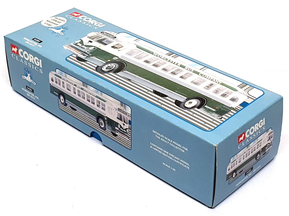 Corgi 1/50 Scale 54201 - General Motors Bus Worcester MA GM 4515