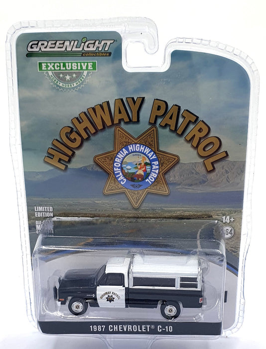 Greenlight 1/64 Scale 30294 - 1987 Chevrolet C10 California Highway Patrol