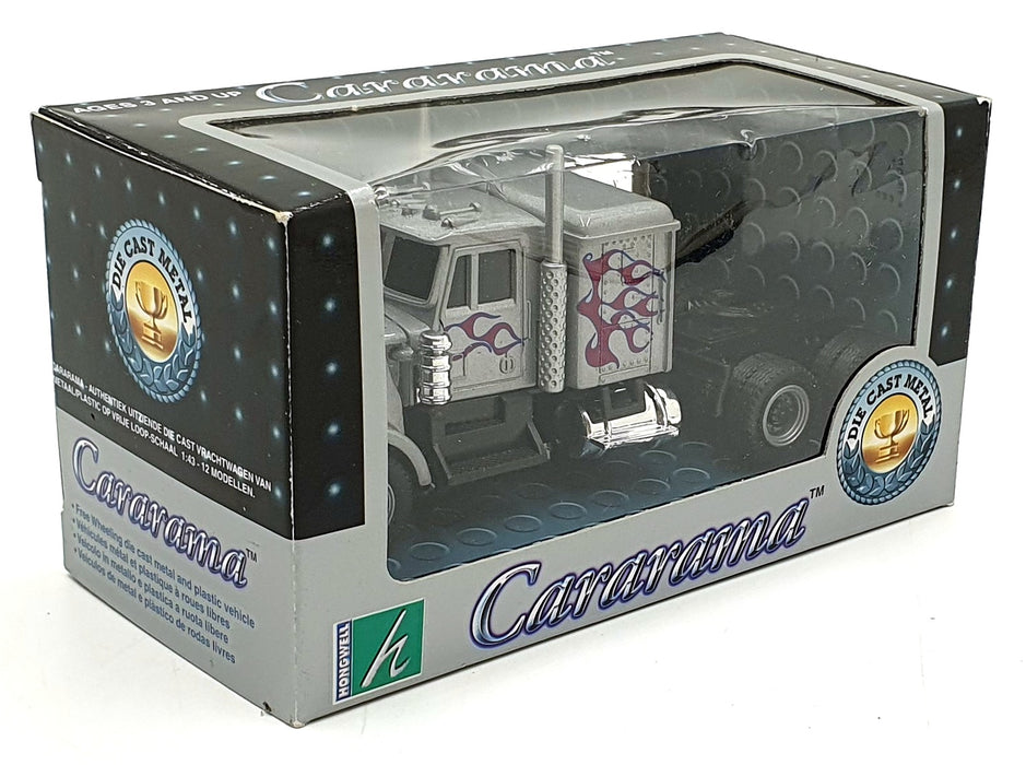 Cararama 1/43 Scale 00001 - Truck - Silver with Flames