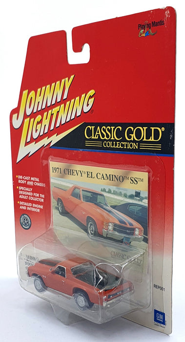 Johnny Lightning 1/64 Scale 404-11 Classic Gold '71 Chevrolet El Camino - Orange