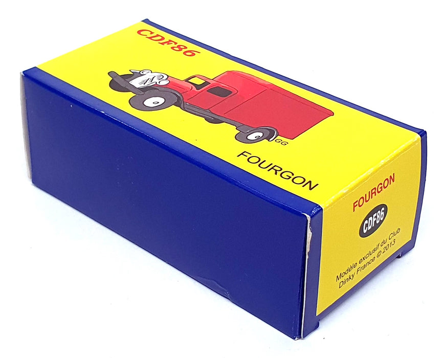 Dinky Toys 10cm Long CDF86 - Citroen Fourgon Truck Dinky France Club 2013 - Red