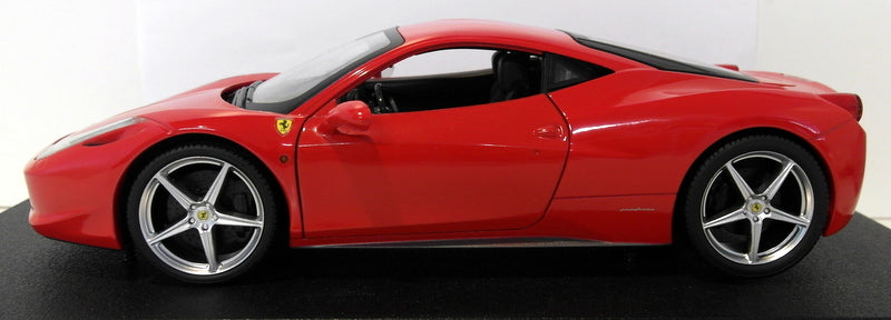 Hot Wheels 1/18 Scale diecast - T6917 Ferrari 458 Italia Rosso Red