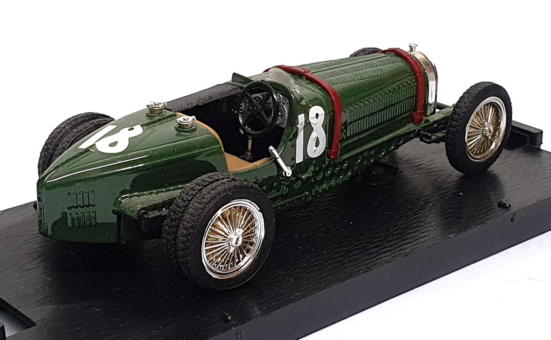 Brumm 1/43 Scale R173 - Bugatti Type 59 #18 Race Car 1933 - Green