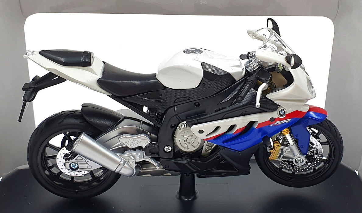 Masito 1/12 Scale Diecast 32702 - BMW Motorbike - White