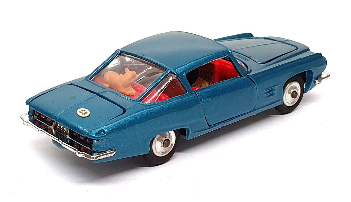 Corgi Toys 10cm Long Original Diecast 241 Ghia L.6.4 With Chrysler Engine - Blue
