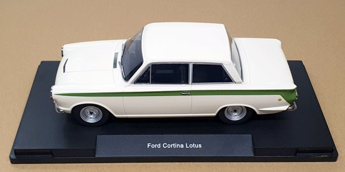 Model Car Group 1/18 Scale MCG18434 - Ford Lotus Cortina - White/Green