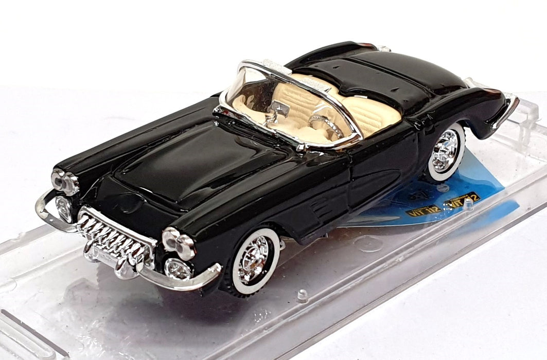 Vitesse 1/43 Scale 110 - 1960 Chevrolet Corvette Open Cabrio - Black