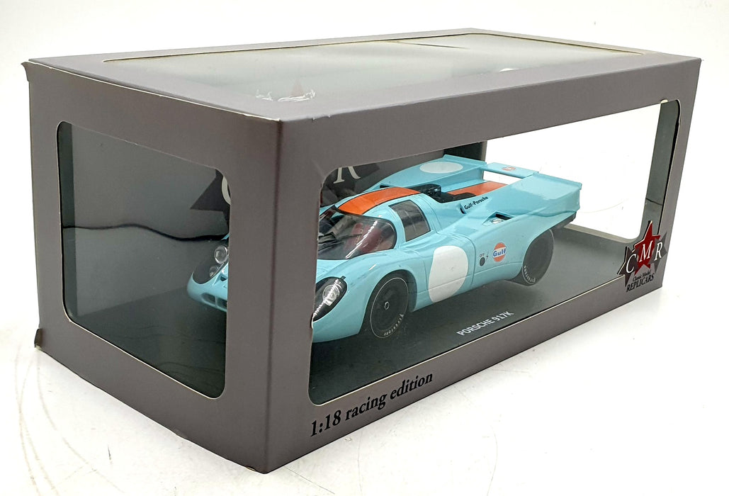 CMR 1/18 Scale Diecast CMR146 - Porsche 917K Race Car Gulf - Plain Roundels