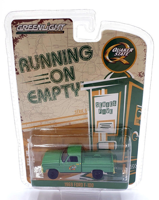 Greenlight 1/64 Scale 41050-D - 1969 Ford F-100 Truck - Green