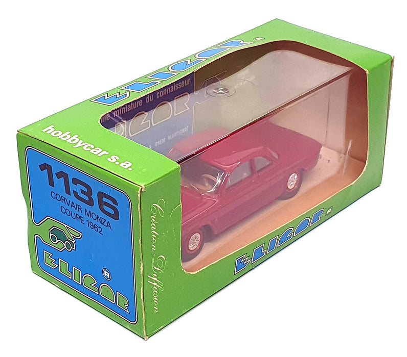 Eligor 1/43 Scale 1136 - 1962 Chevrolet Corvair Monza Coupe - Red