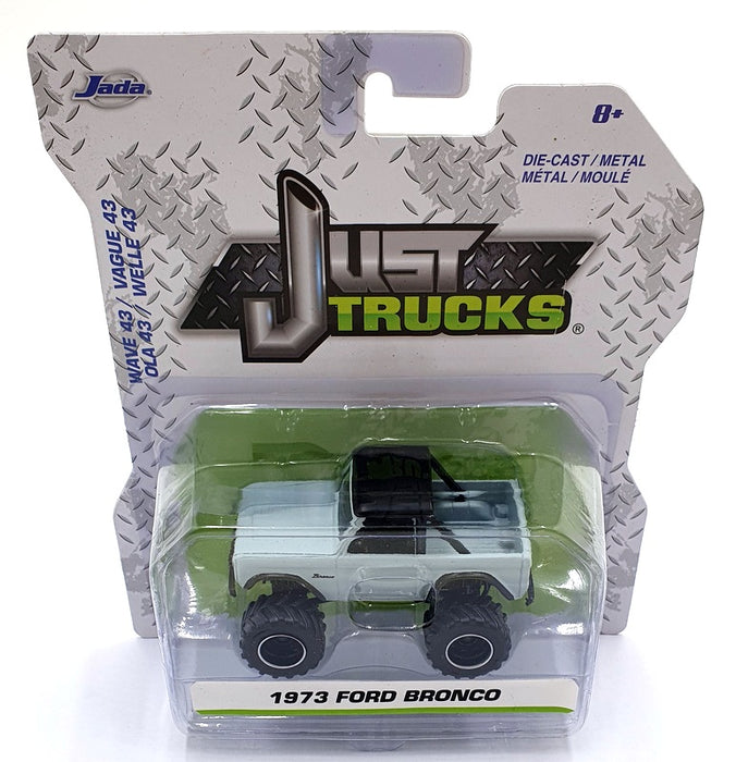 Jada Just Trucks 1/64 Scale 14020 - 1973 Ford Bronco - Grey/Black