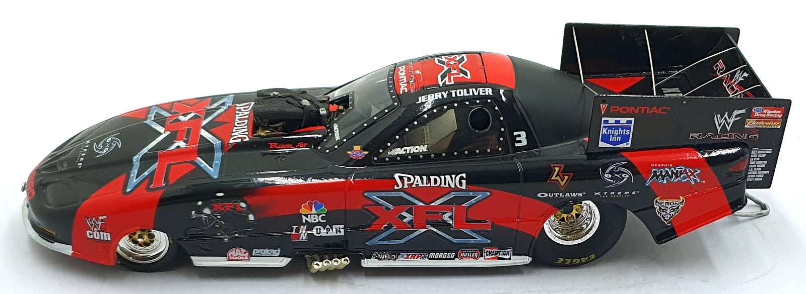Action 1/24 Scale 101701 Pontiac Funny Car Dragster 2001 WWF - Toliver