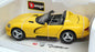Burago 1/18 Scale Diecast 3025 - 1992 Dodge Viper RT/10 - All Yellow