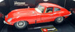 Burago 1/18 Scale Diecast 3018 - 1961 Jaguar E Coupe - Red