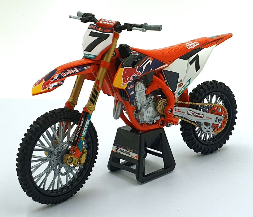 New Ray 1/12 Scale Diecast 58363 - KTM 450 SX-F #7 Motorbike - Aaron Plessinger