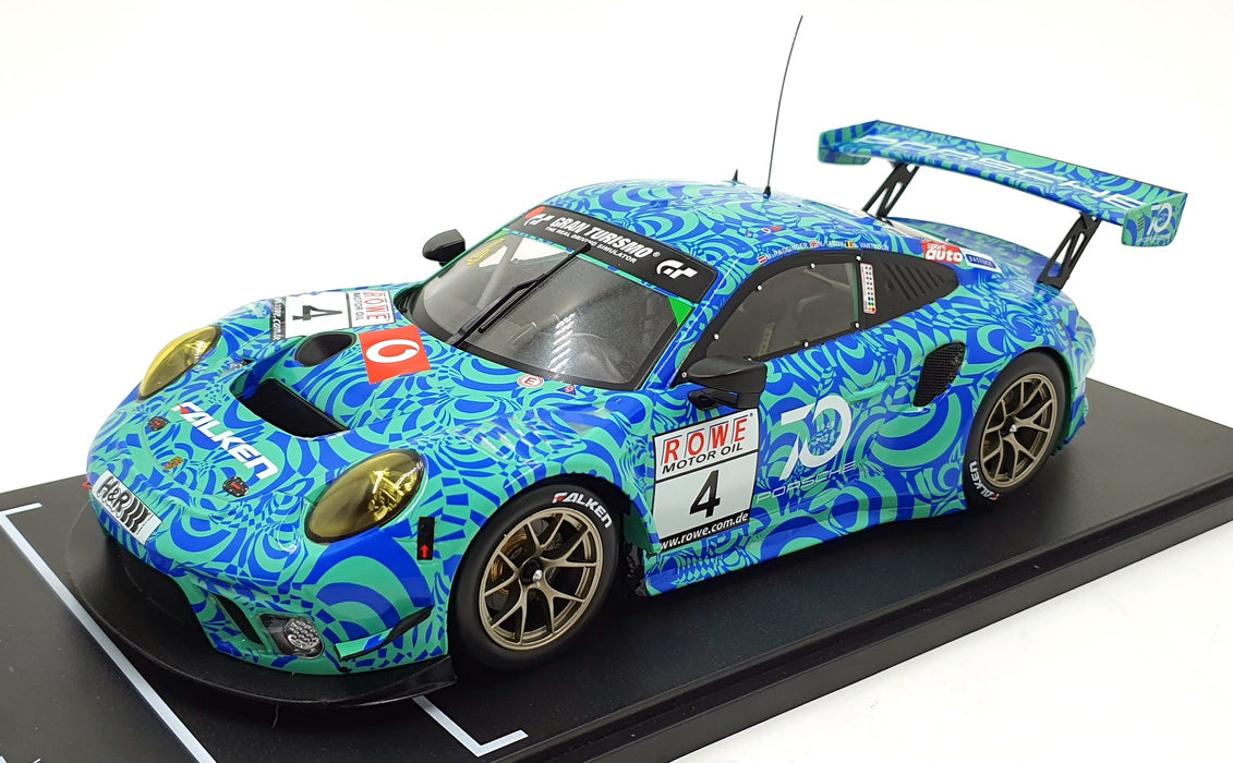 IXO 1/18 Scale Diecast LEGT18034 - Porsche 911 GT3 R VLN 7 Nurburgring 2018 #4