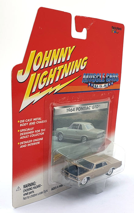 Johnny Lightning 1/64 Scale 204-04 - Muscle Cars 1964 Pontiac GTO - Gold