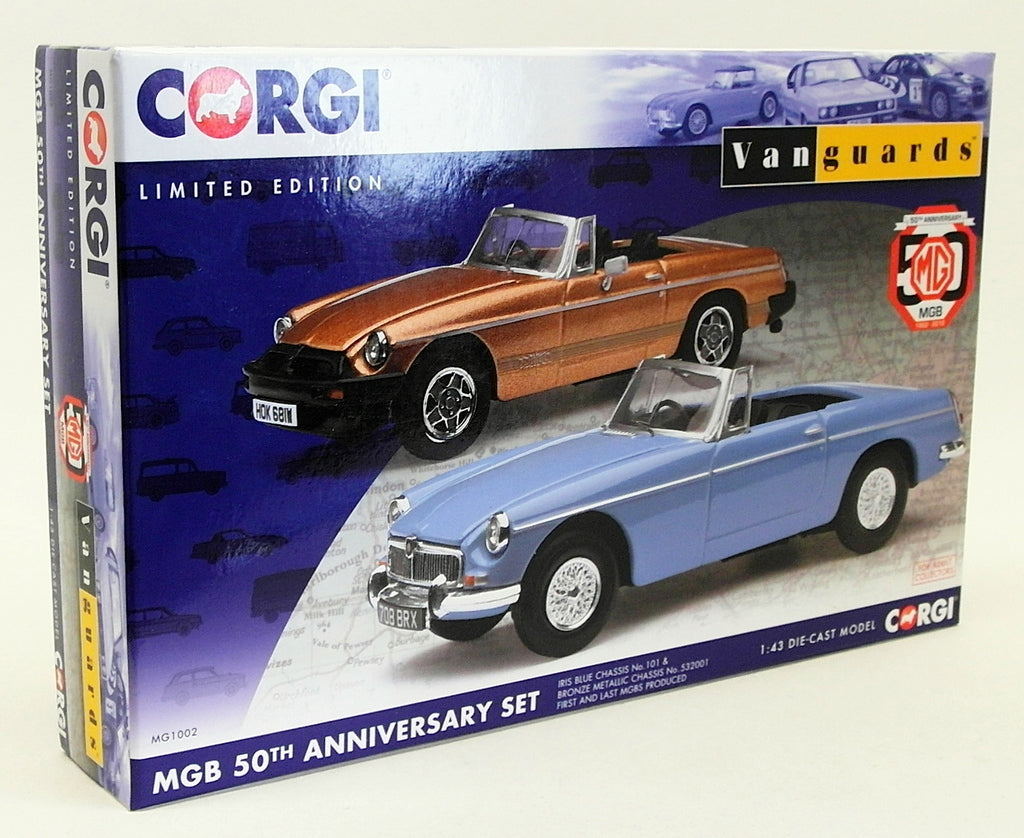 Vanguards 1/43 Scale Diecast MG1002 - MGB 50th Anniversary Set
