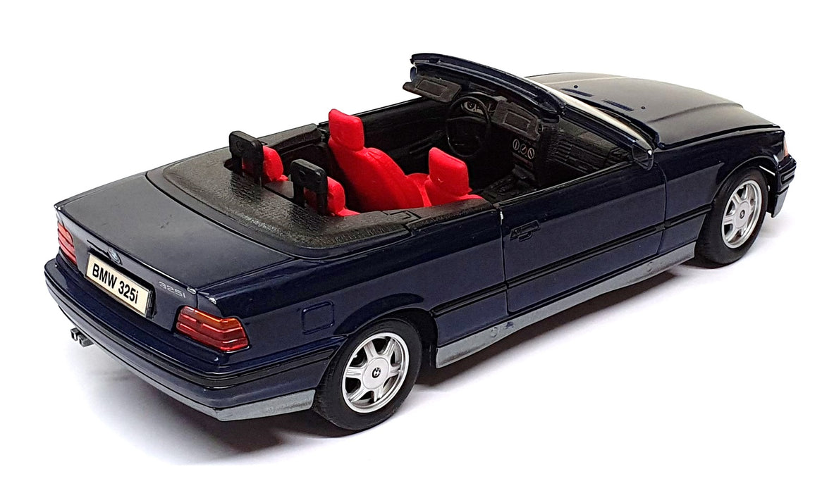 Maisto 1/18 Scale Diecast 26725E - 1993 BMW 325i Convertible - Dk. Blue