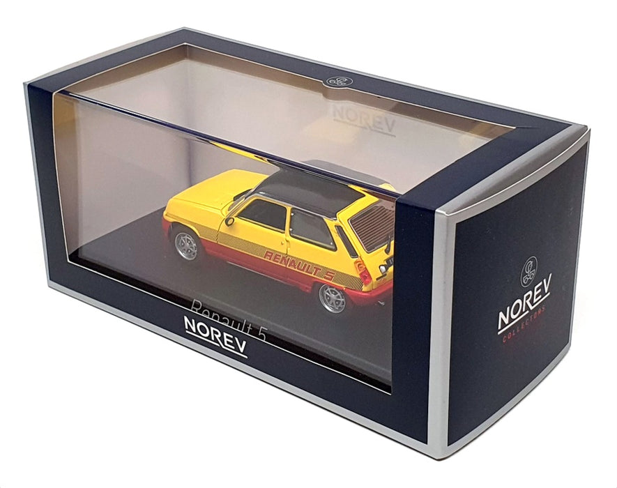 Norev 1/43 Scale 510536 - 1978 Renault 5 Monte Carlo - Yellow/Red/Black