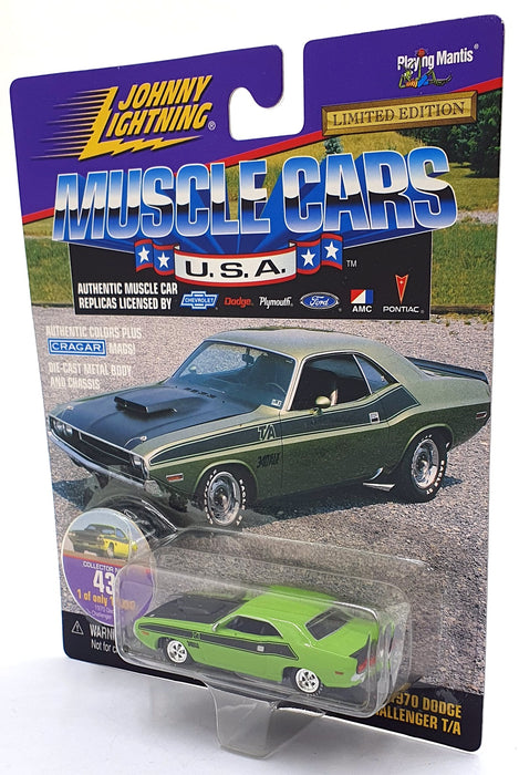 Johnny Lightning 1/64 Scale 203-02 Muscle USA 1970 Dodge Challenger T/A #43