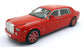 Kyosho 1/18 Scale Diecast 08841LR - Rolls Royce Phantom EWB - Light Red