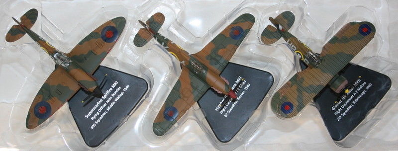 Oxford Diecast 1/72 Scale 72SET01A Battle Of Britain 70th Anniversary 3 Pce Set