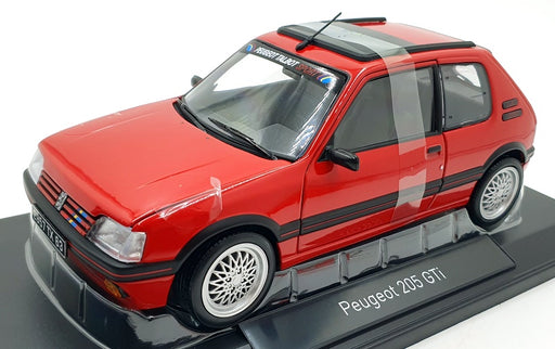Norev 1/18 Scale Diecast 184846 - Peugeot 205 GTi 1.9 PTS Deco 1991 - Red