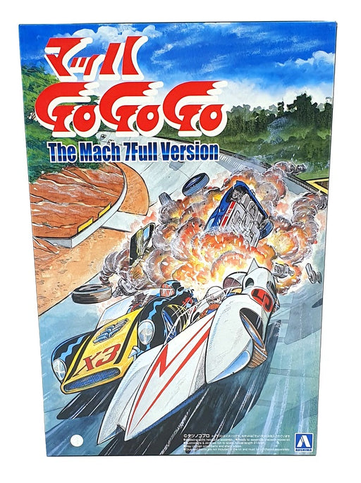 Aoshima 1/24 Scale Unbuilt Kit 54208 Go Go Go The Mach 7Full Version Speed Racer