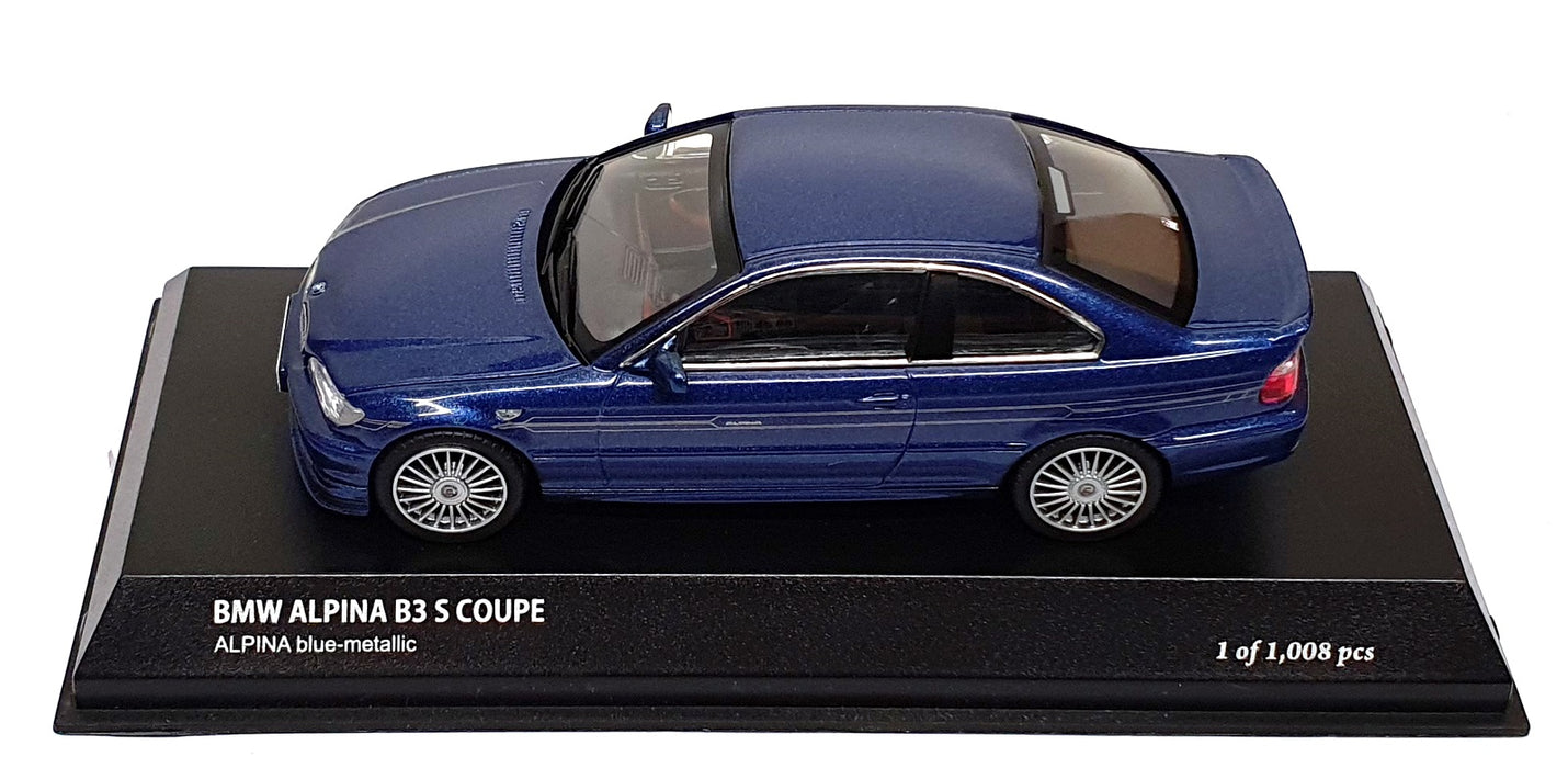 Kyosho 1/43 Scale 03431BL - BMW Alpina B3 S Coupe - Met. Blue