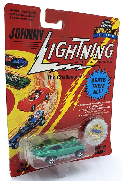 Johnny Lightning 1/64 Scale 100-130 - The Challengers Custom XKE - Met. Green