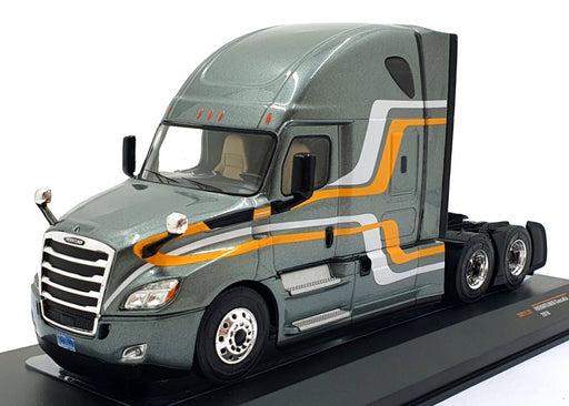 Ixo 1/43 Scale TR211.22 - 2018 Freightliner Cascadia Truck - Grey/Orange/White