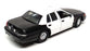 Classic Metal Works 1/24 Scale 15124H - Ford Crown Victoria Police - Black/White