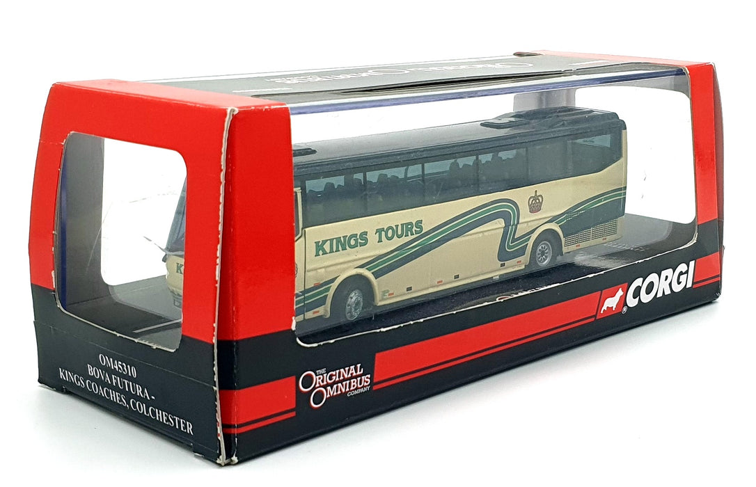 Corgi 1/76 Scale OM45310 - Bova Futura Kings Coaches Colchester - Cream