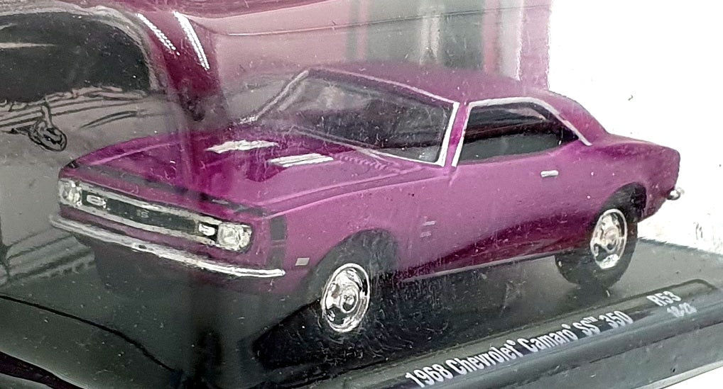 Castline M2 Machines 1/64 Scale R53 - 1968 Chevrolet Camaro SS 350 - Purple