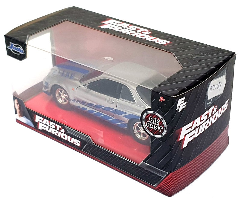 Jada Toys 5 in. Brians Nissan Skyline GT-R R34 - 2 Fast 2 Furious 2003 Jada Toys 5 in. Brians Nissan Skyline GT-R R34 - 2 Fast 2 Furious 2003