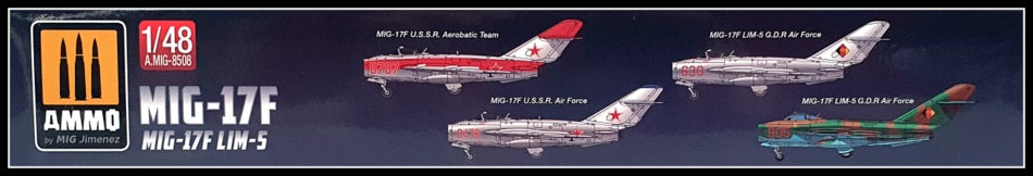 Ammo By Mig Jimenez 1/48 Scale Kit A.MIG-8508 - MiG-17F Fresco C U.S.S.R.