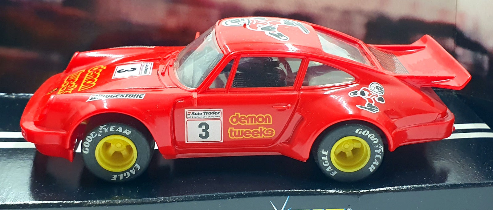 Scalextric 1/32 Scale Slotcar C394 - Porsche 911 Demon Tweeks #3 - Red